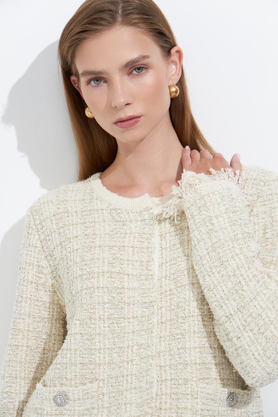 Жакет Marc Aurel с бахромой