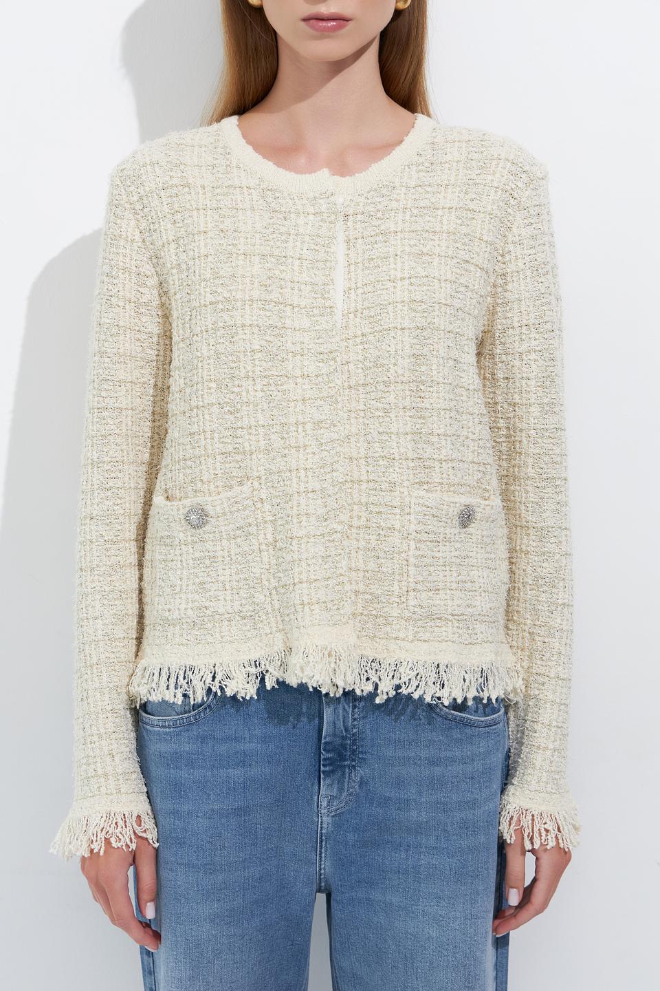 Жакет Marc Aurel с бахромой