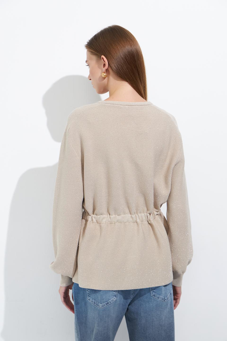 Жакет Monari с поясом бежевый