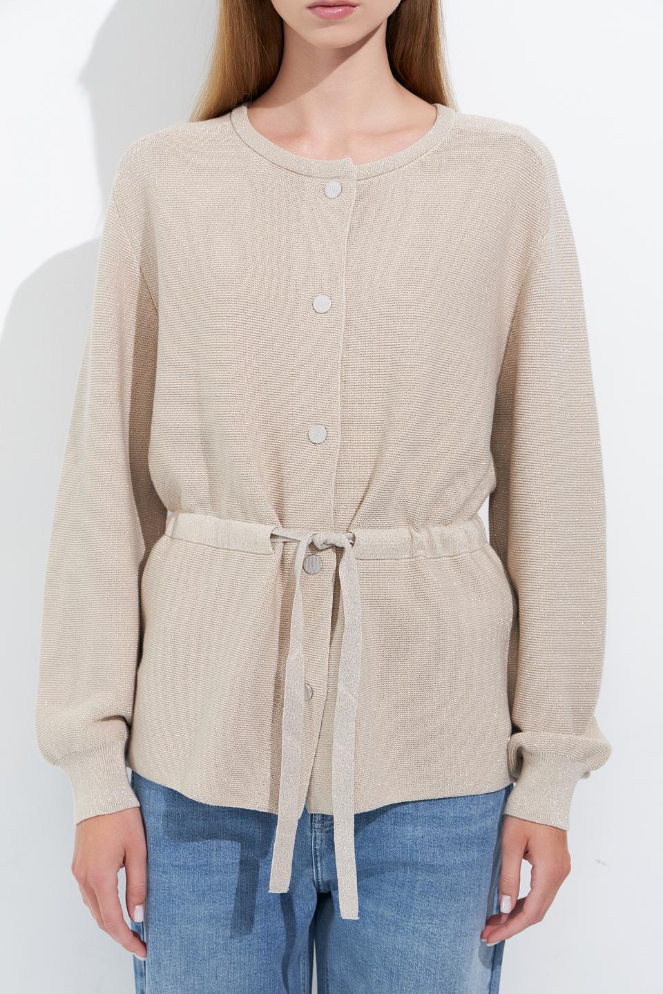 Жакет Monari с поясом бежевый