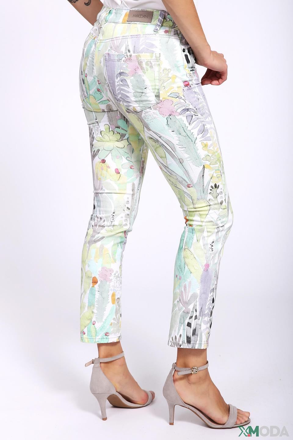Джинсы Marc Cain с цветочным принтом