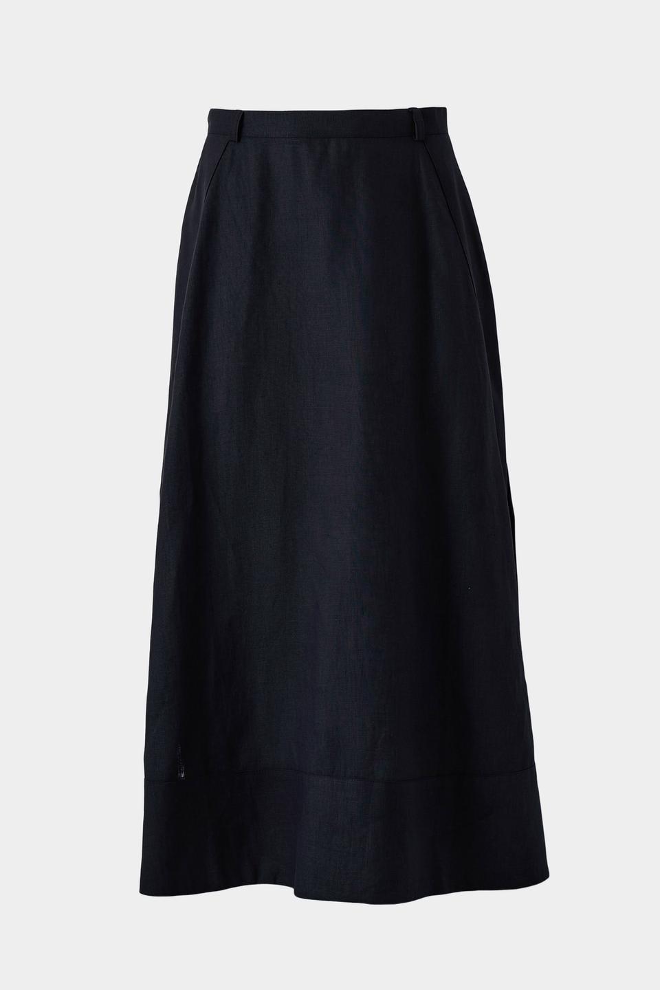 Юбка Electra style чёрная с разрезом