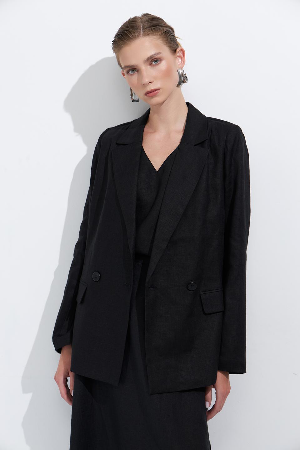 Жакет Electra style чёрный оверсайз