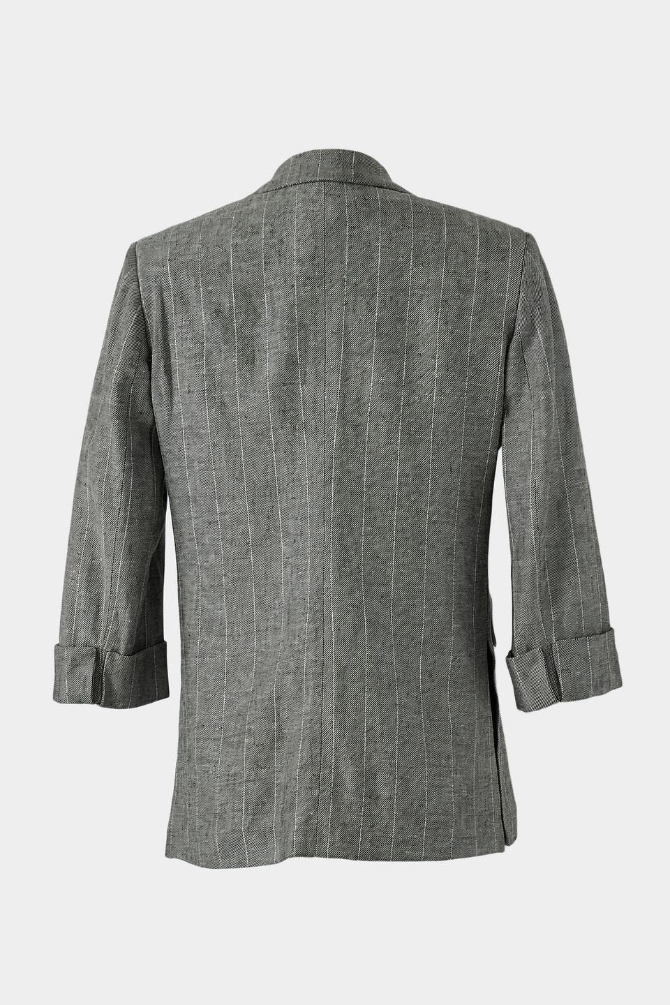 Жакет Ten ways to be в полоску серый