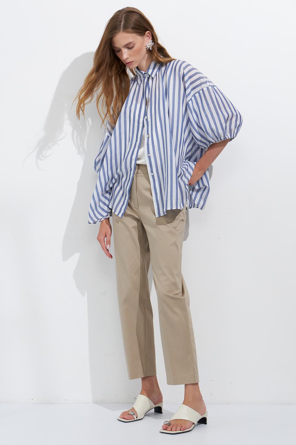 Блуза Zanetti в полоску