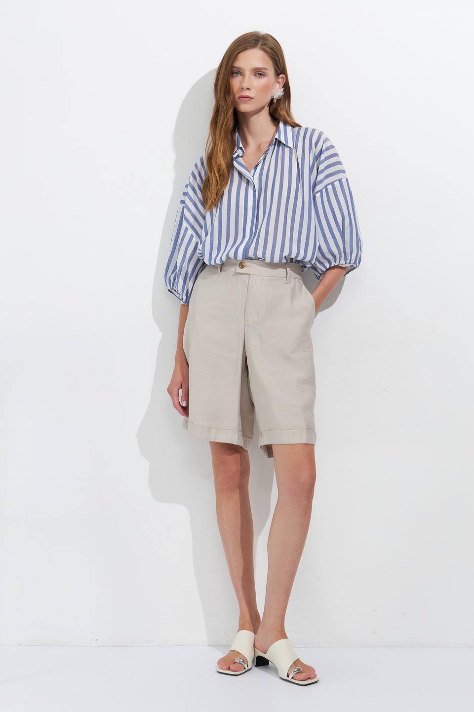 Блуза Zanetti в полоску