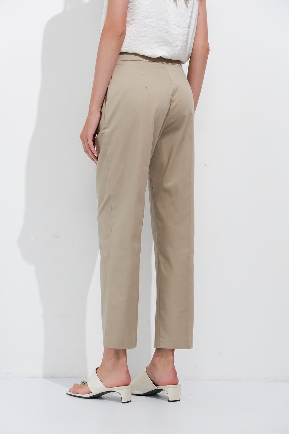 Брюки Zanetti прямого кроя бежевые