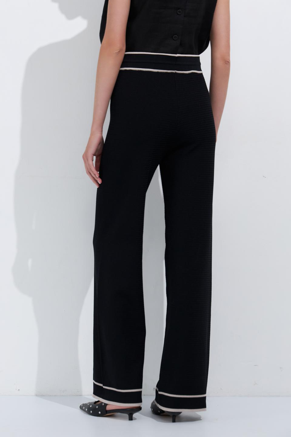 Брюки палаццо Marc Aurel чёрные