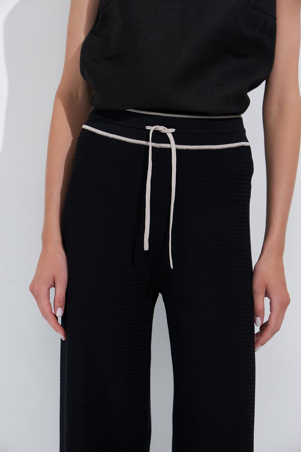 Брюки палаццо Marc Aurel чёрные