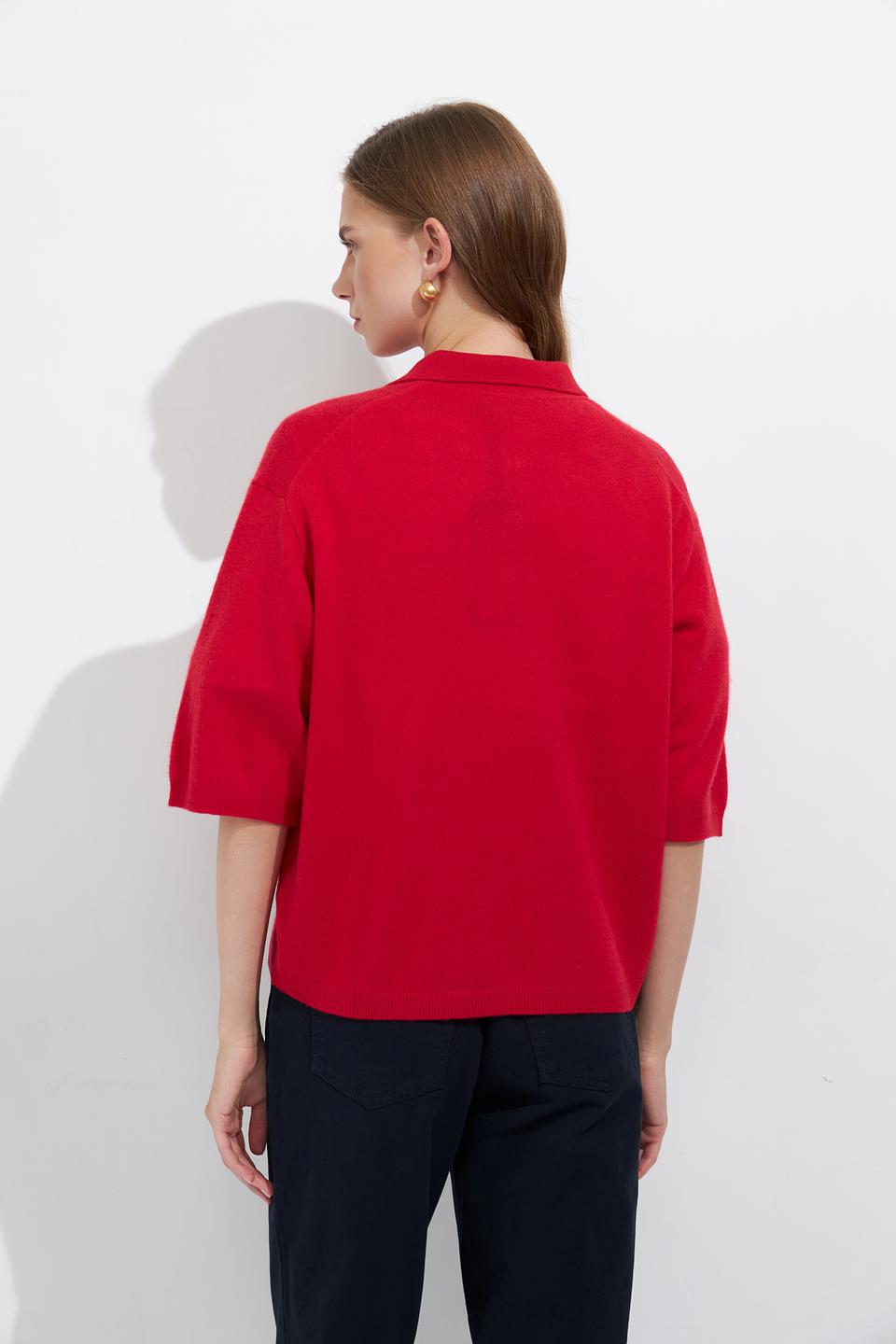 Пуловер Luisa Cerano красный