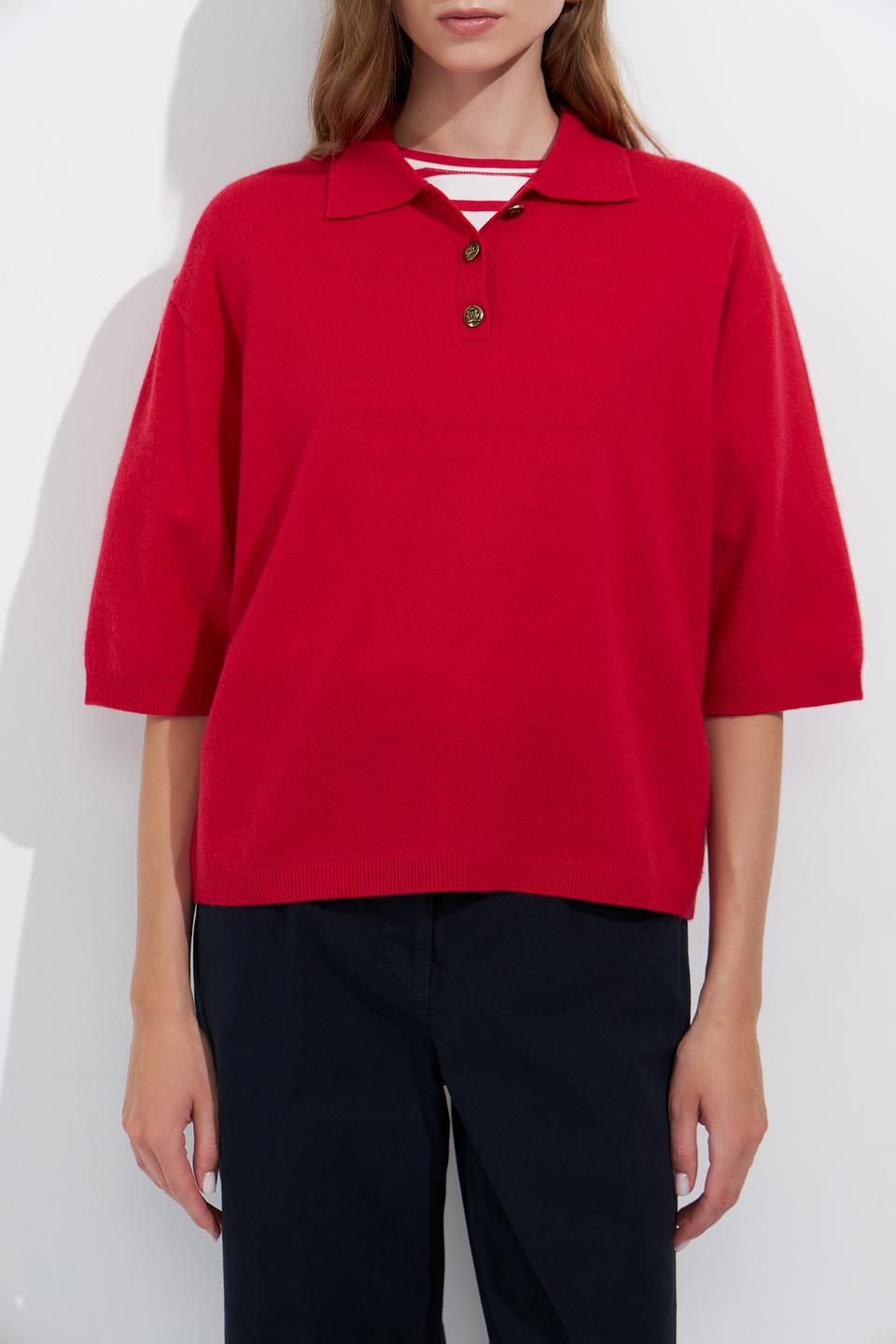 Пуловер Luisa Cerano красный