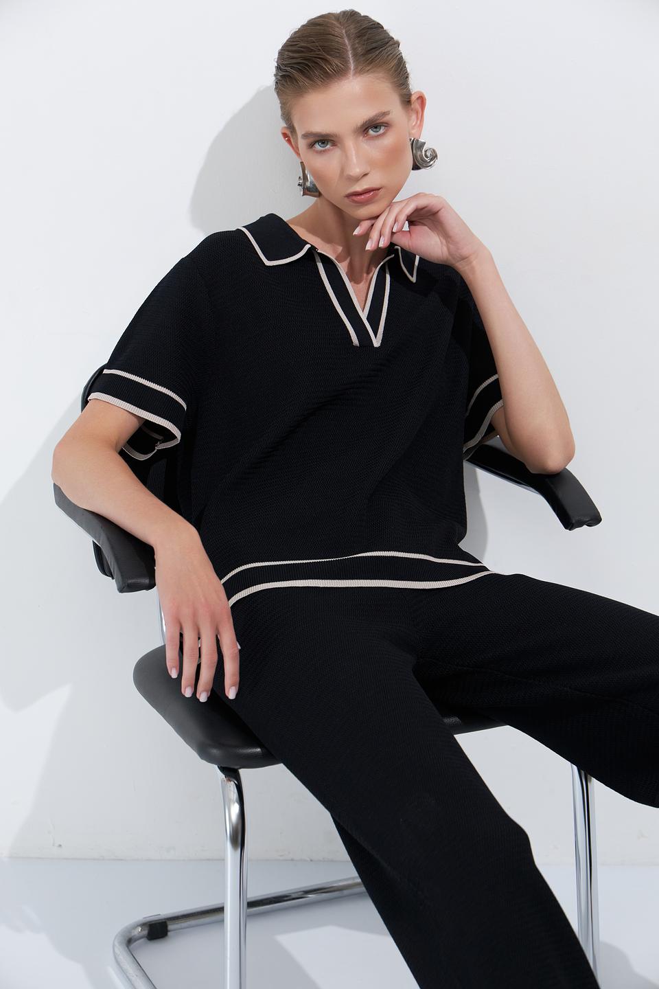 Пуловер Marc Aurel с воротником