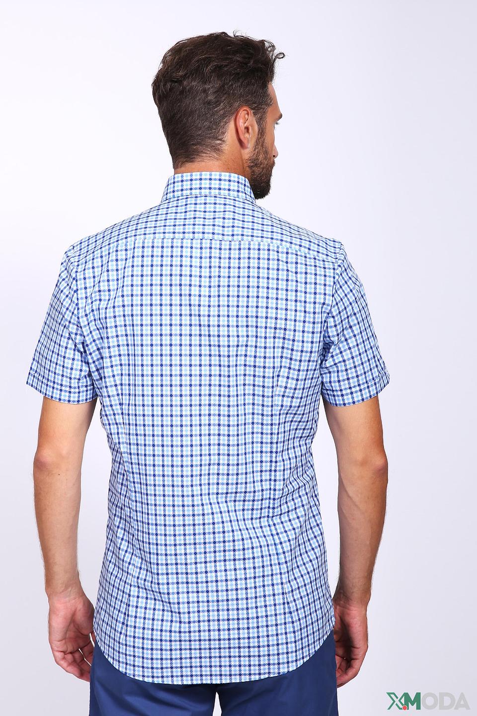 Рубашка кр. рукав Olymp в клетку