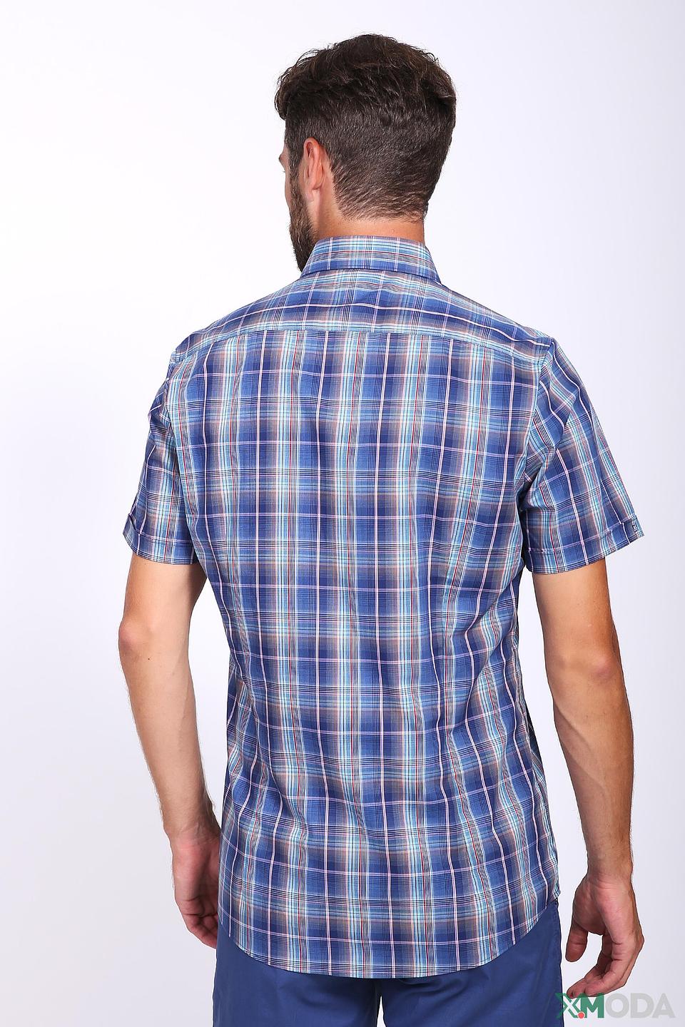 Рубашка кр-рукав Olymp в клетку