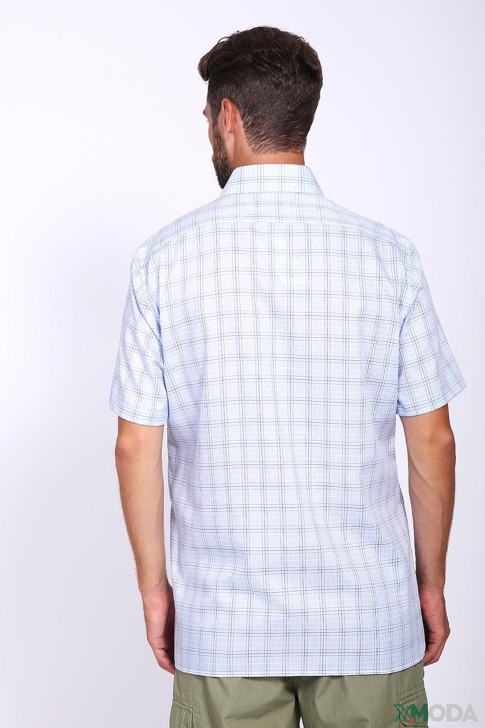 Рубашка кр. рукав Olymp клетка