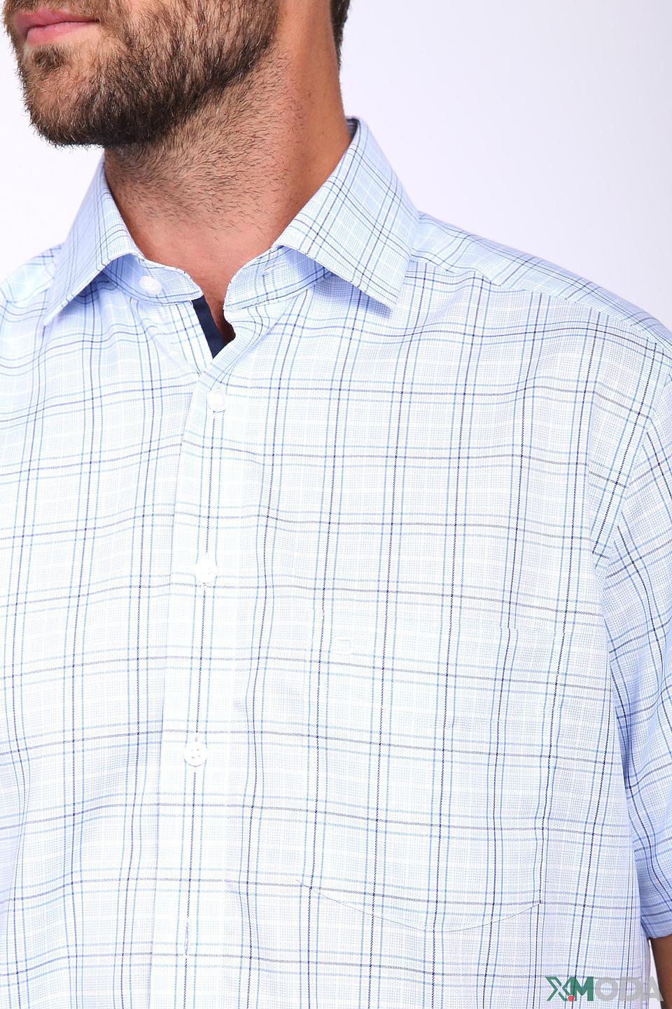 Рубашка кр. рукав Olymp клетка