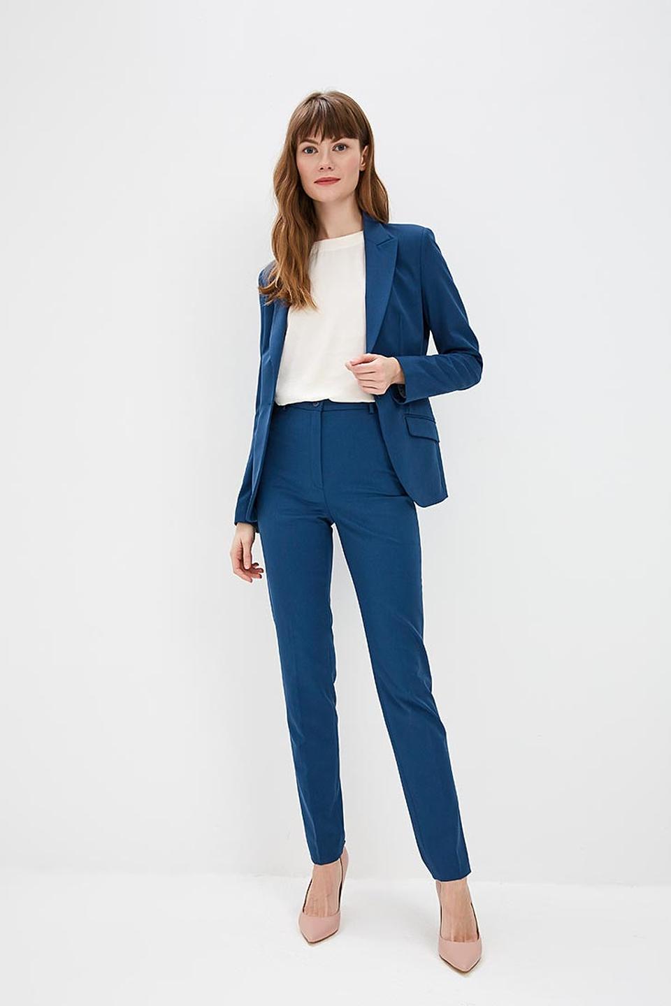 Брюки La Biali синие прямые