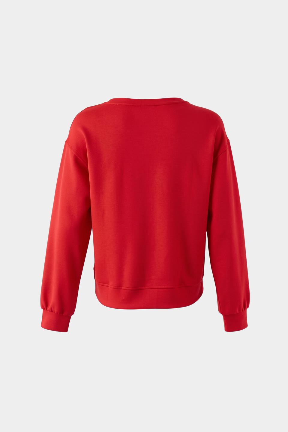 Пуловер Monari красный с принтом