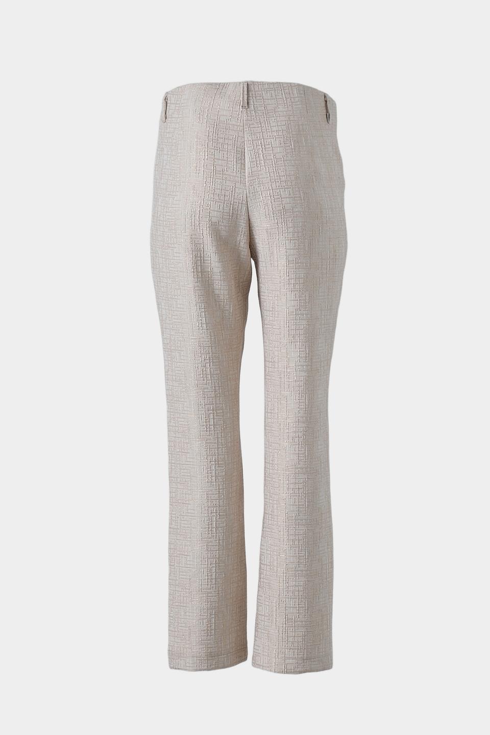 Брюки Bianca в клетку бежевые