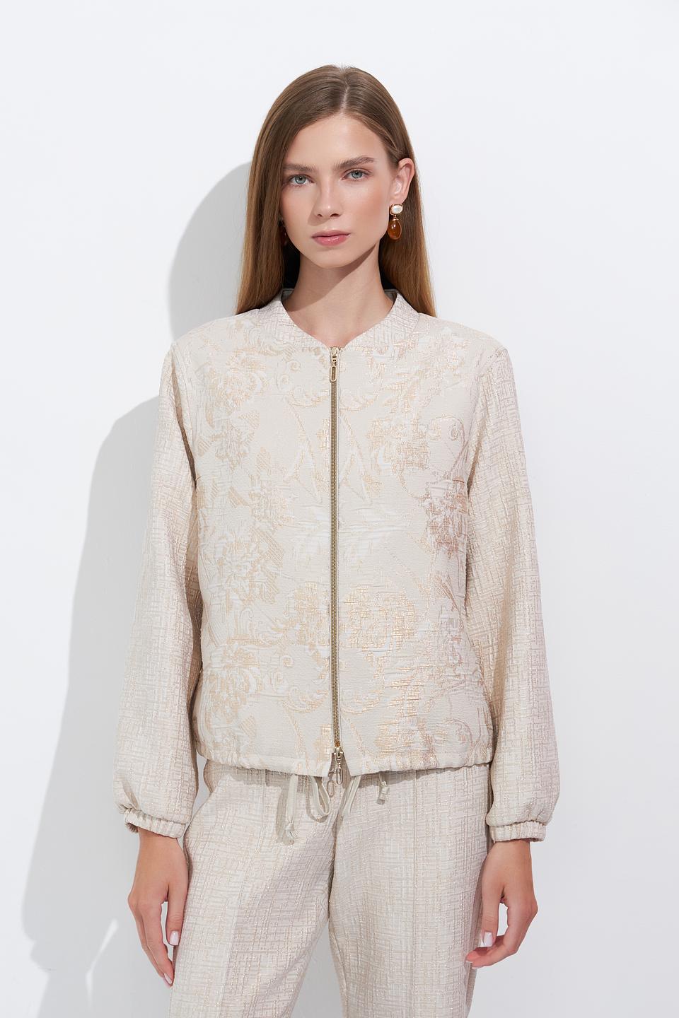Жакет Bianca с вышивкой бежевый