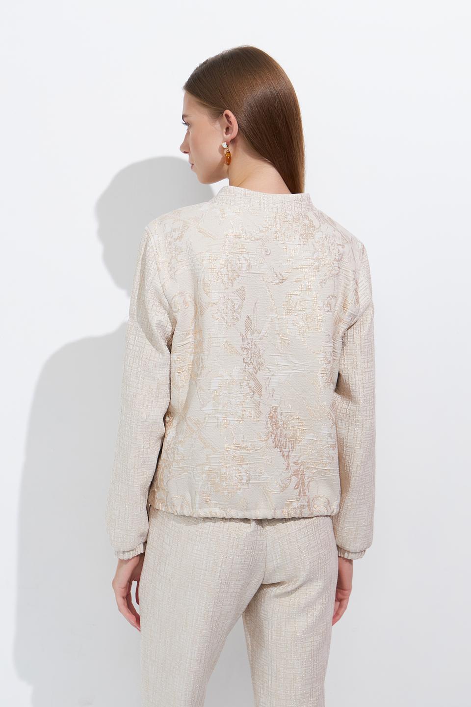 Жакет Bianca с вышивкой бежевый