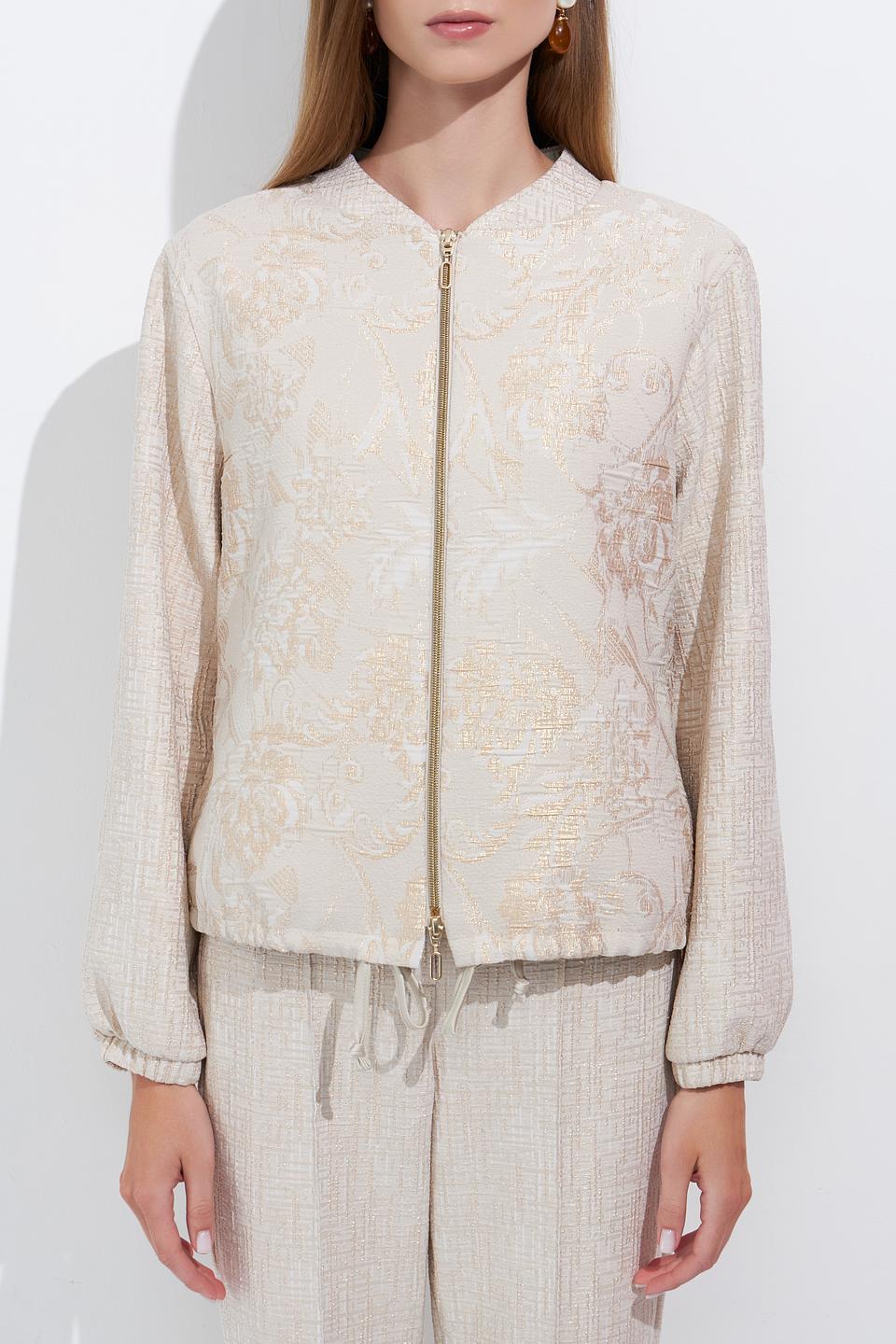 Жакет Bianca с вышивкой бежевый