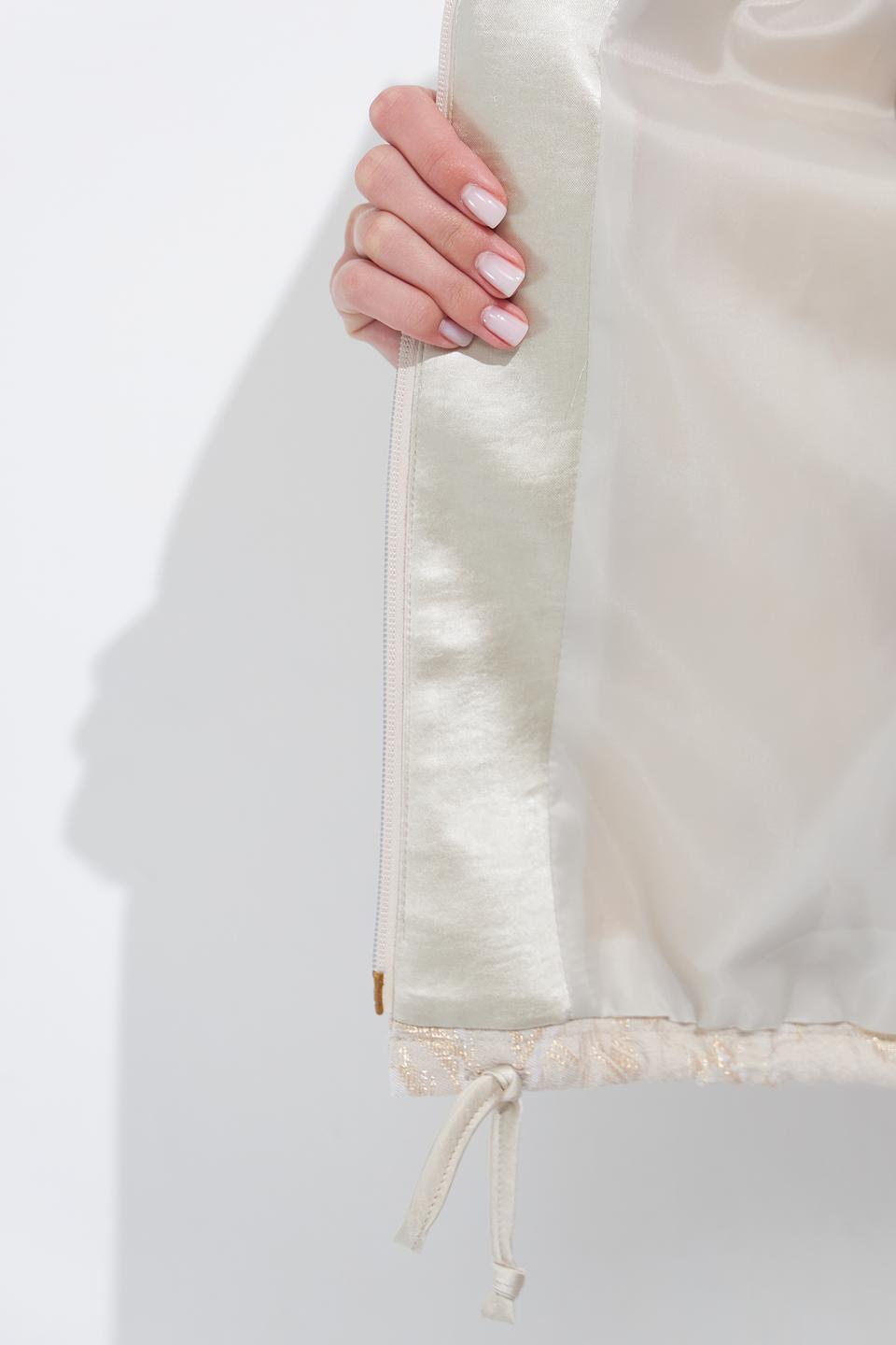 Жакет Bianca с вышивкой бежевый