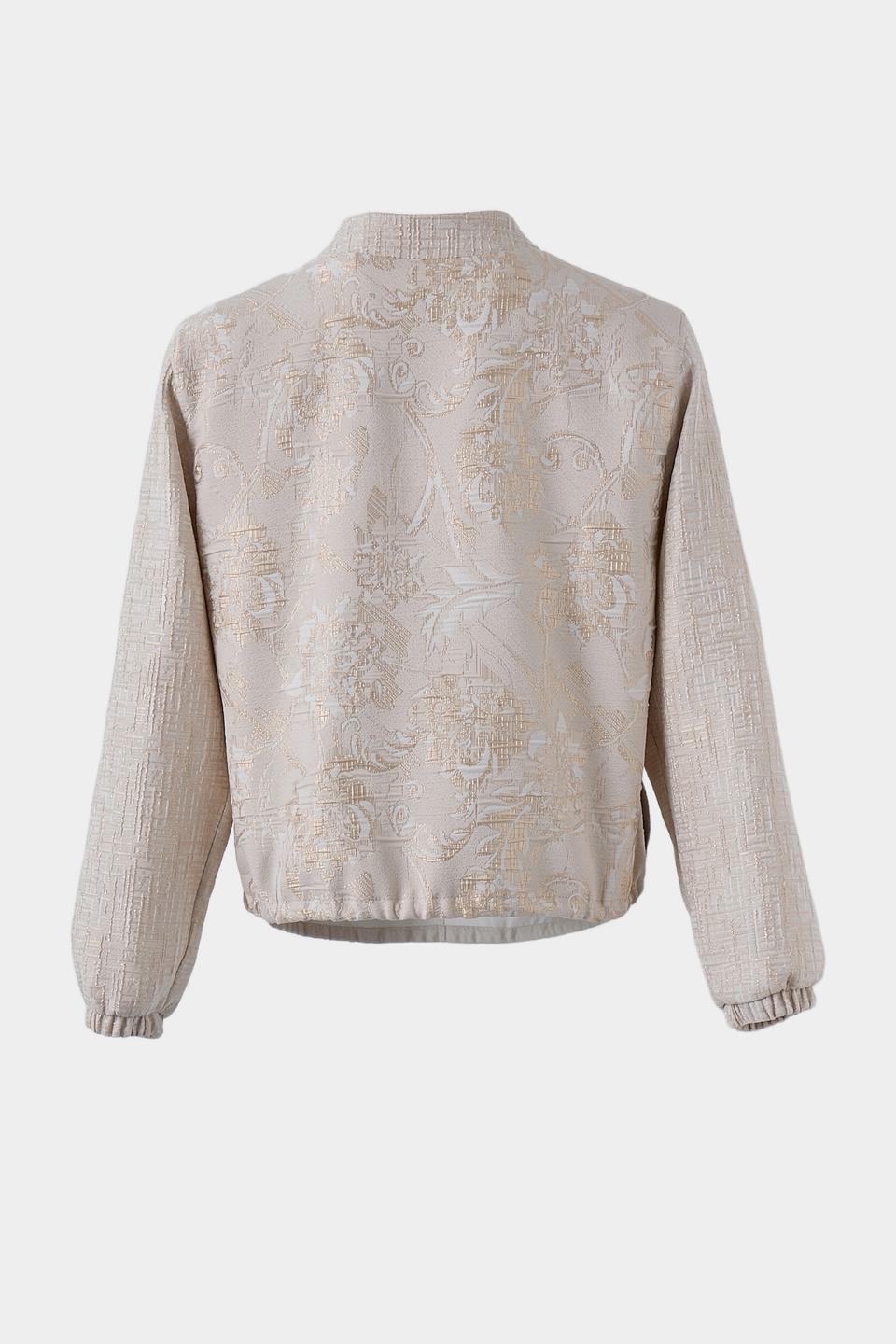 Жакет Bianca с вышивкой бежевый