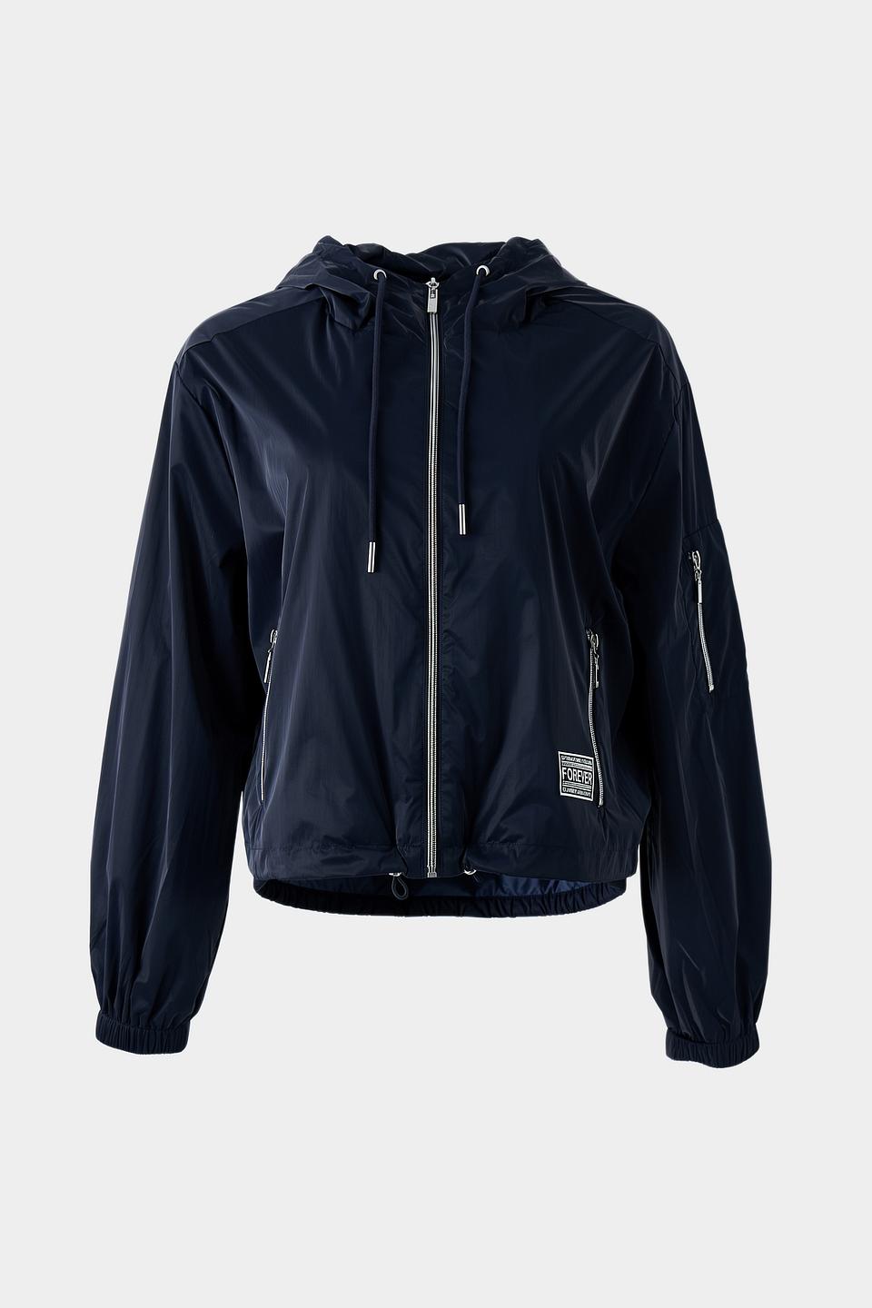 Куртка Monari синяя с капюшоном