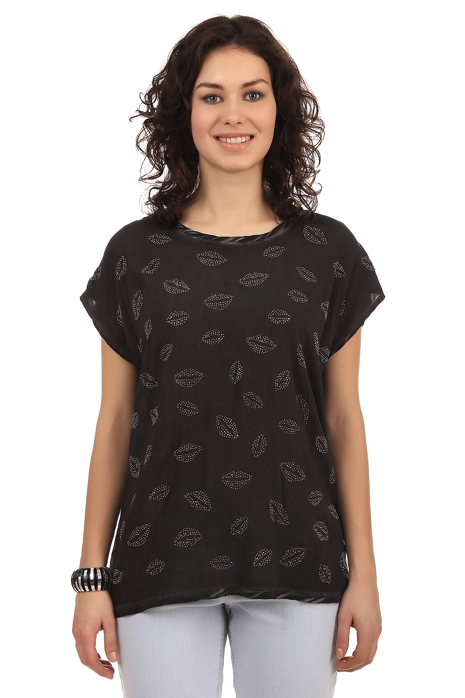 Футболка Via Appia с принтом губ