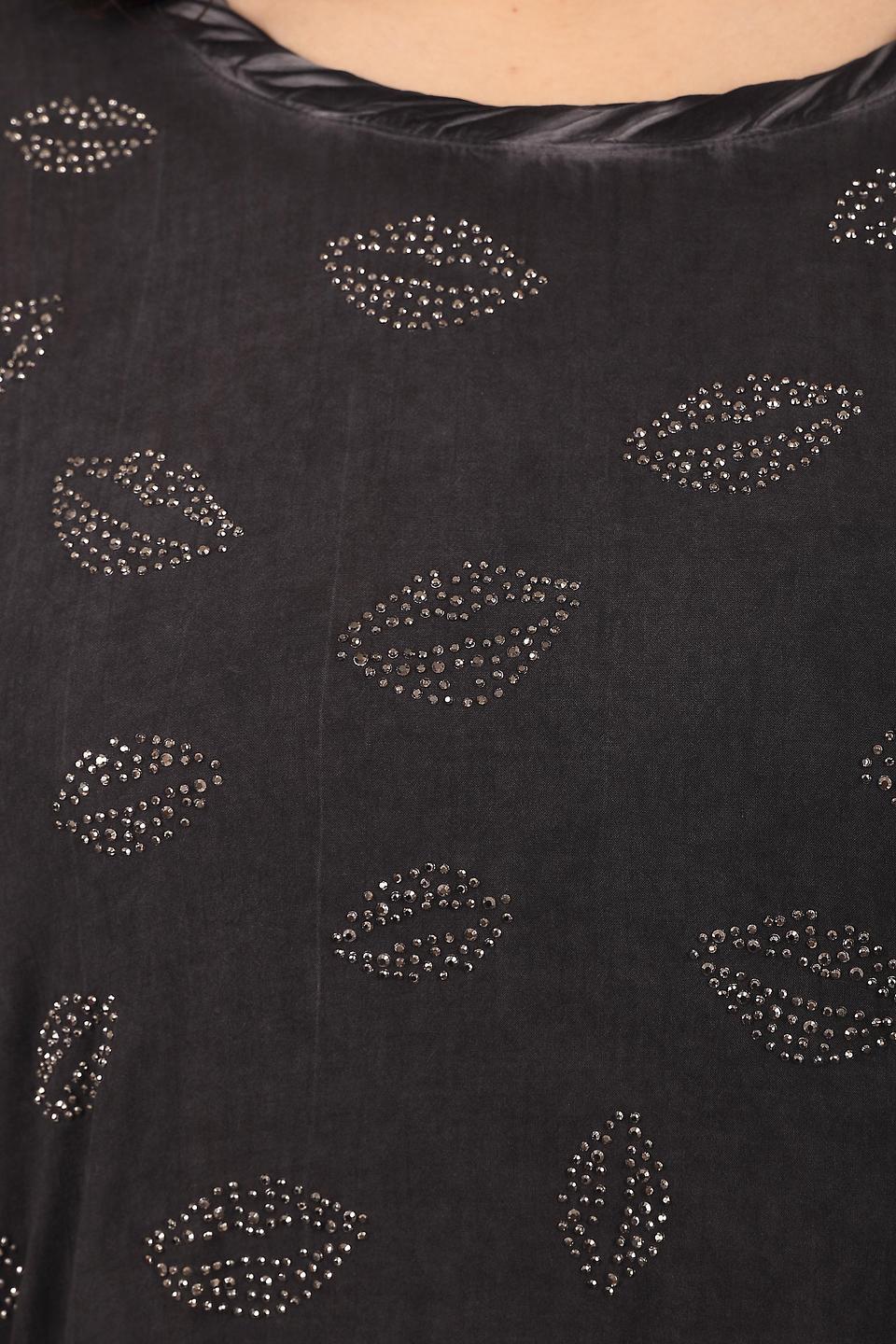 Футболка Via Appia с принтом губ