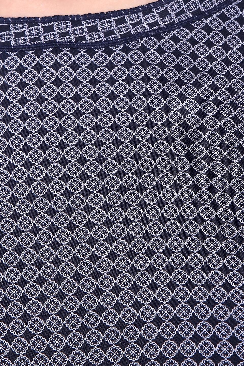 Блуза Gerry Weber синяя с геометрическим узором