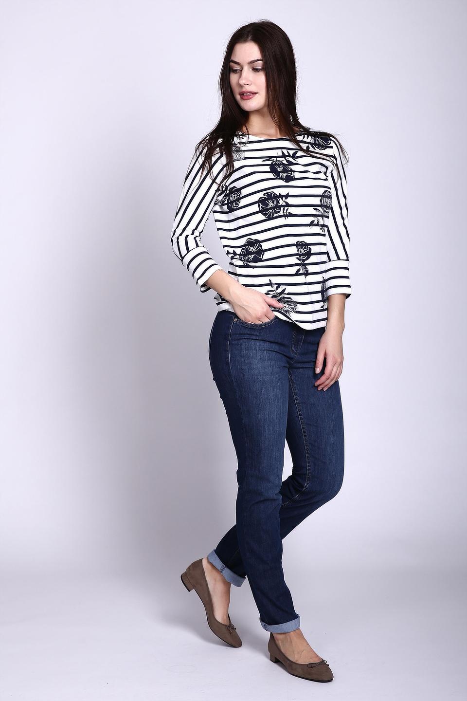 Лонгслив Gerry Weber в полоску с цветами