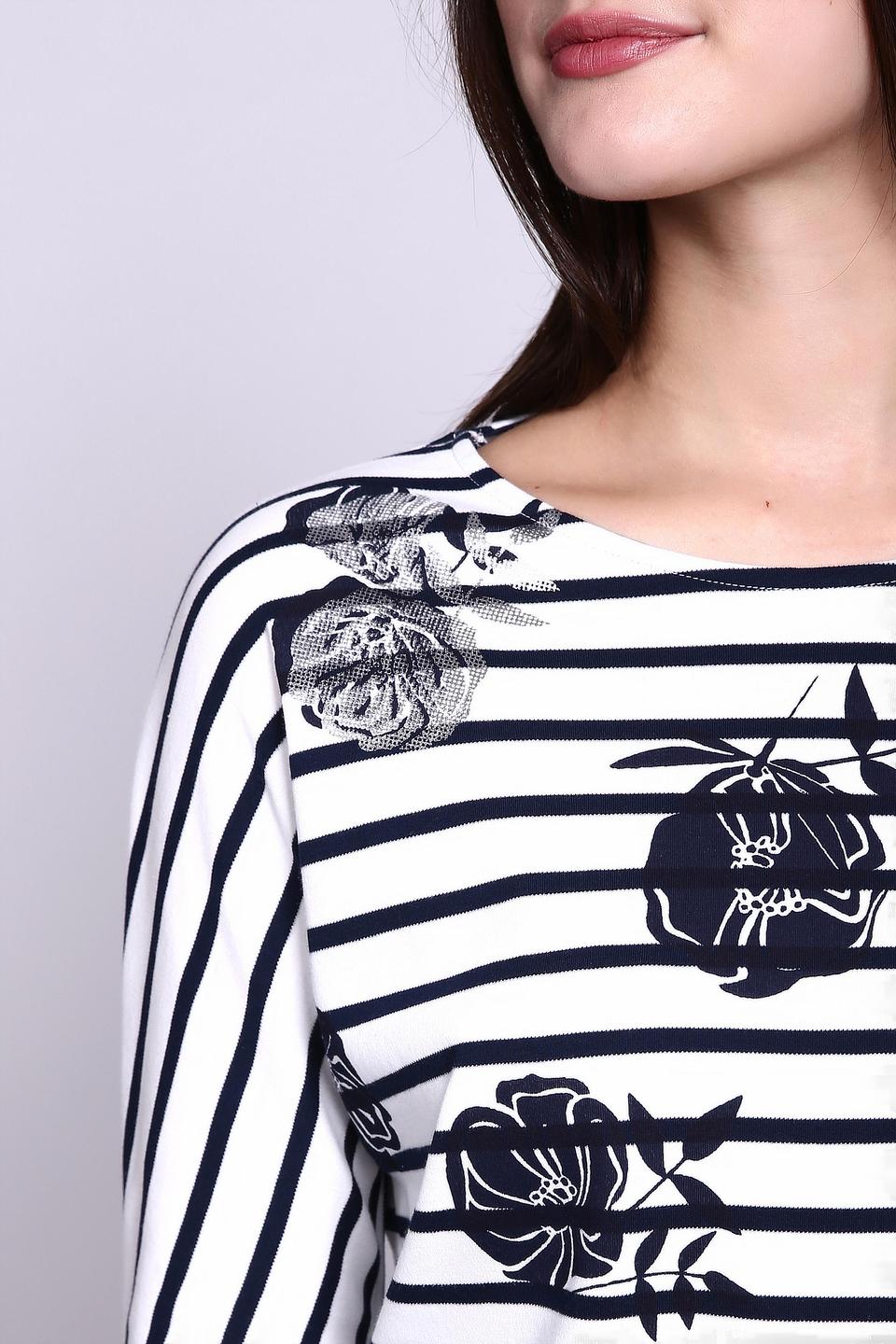 Лонгслив Gerry Weber в полоску с цветами