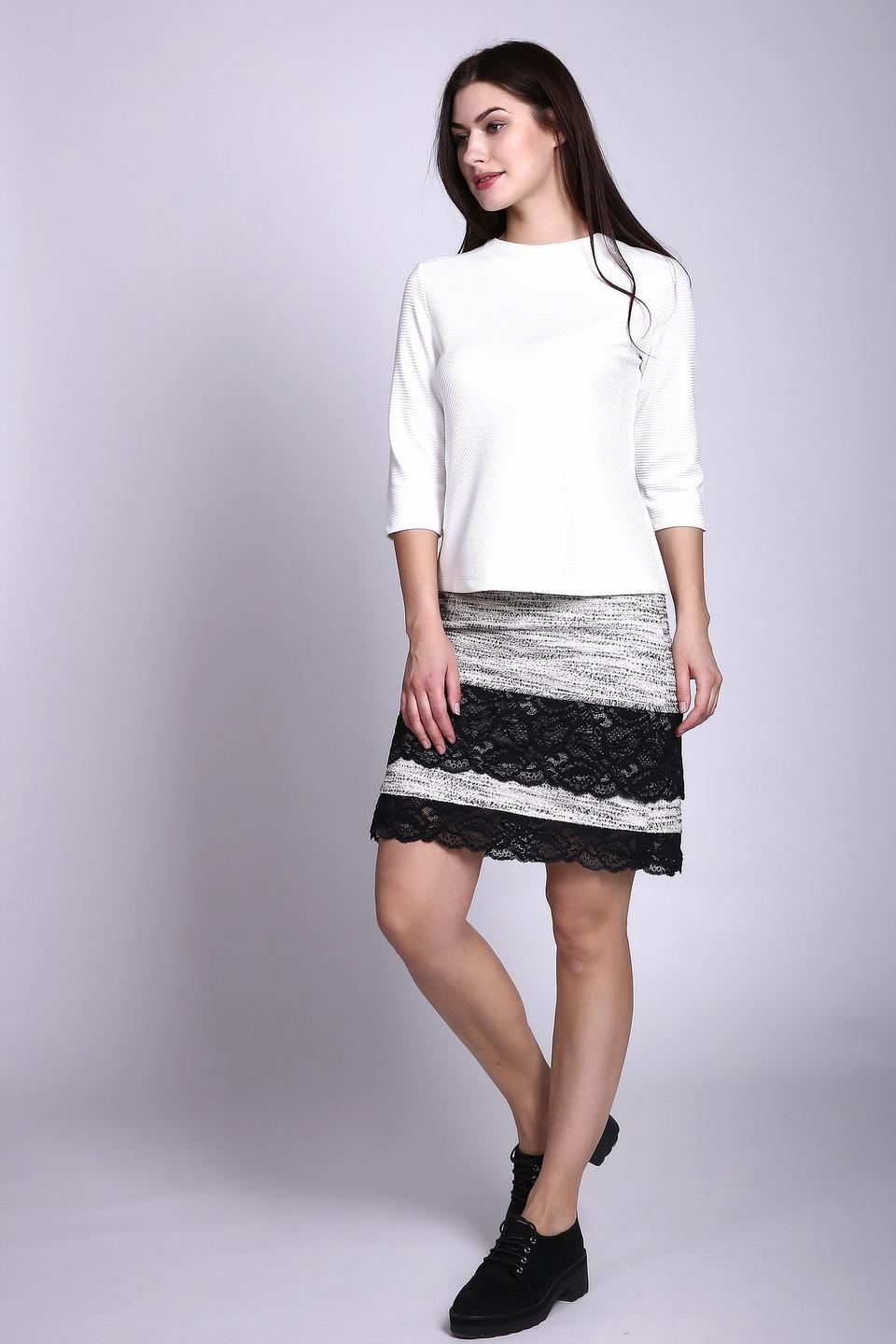 Блуза Taifun с рукавом 3/4 белая