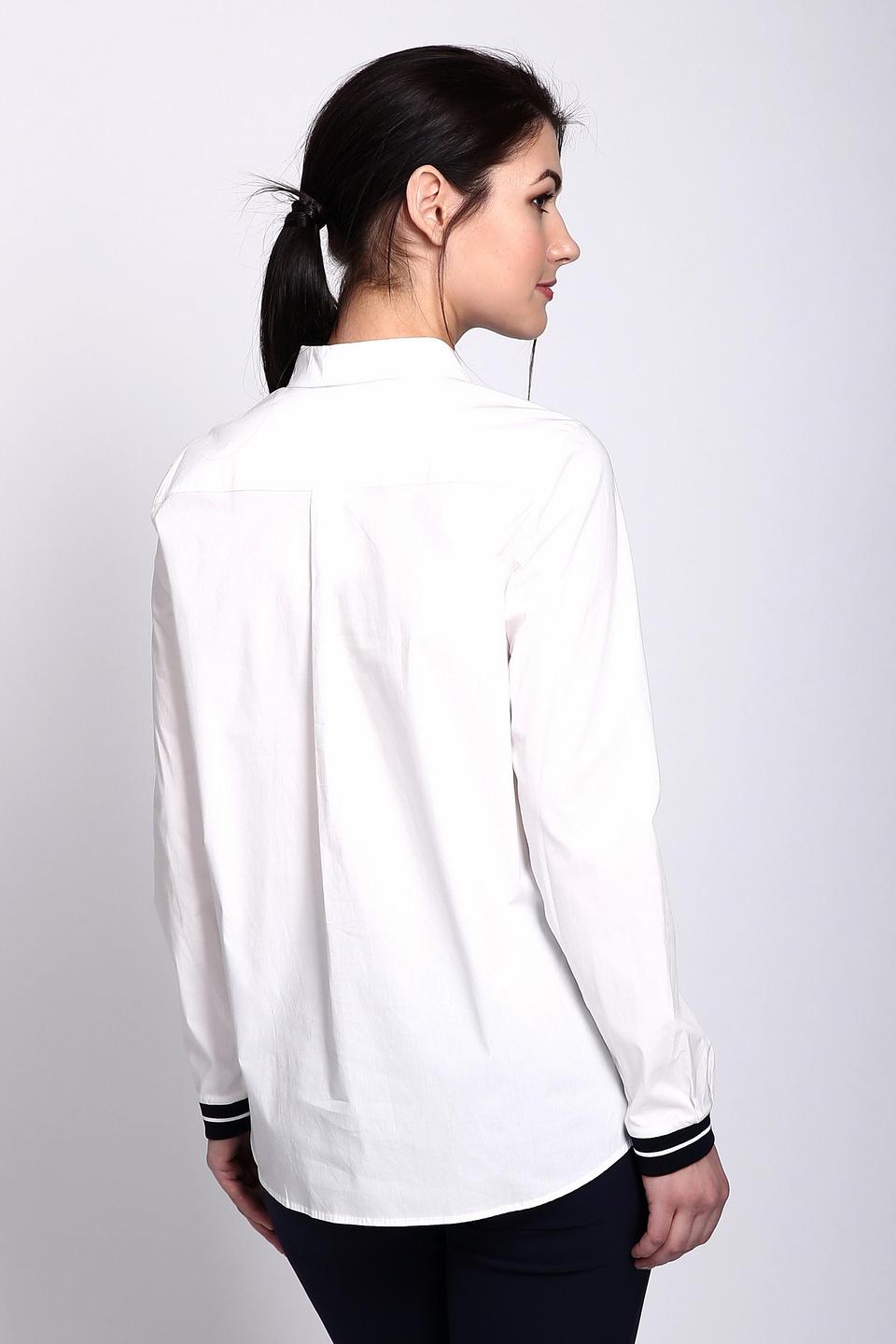 Блуза Taifun с молнией белый