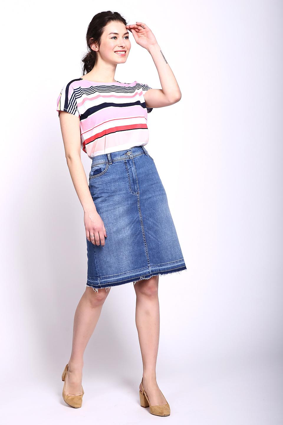 Юбка Gerry Weber деним синяя