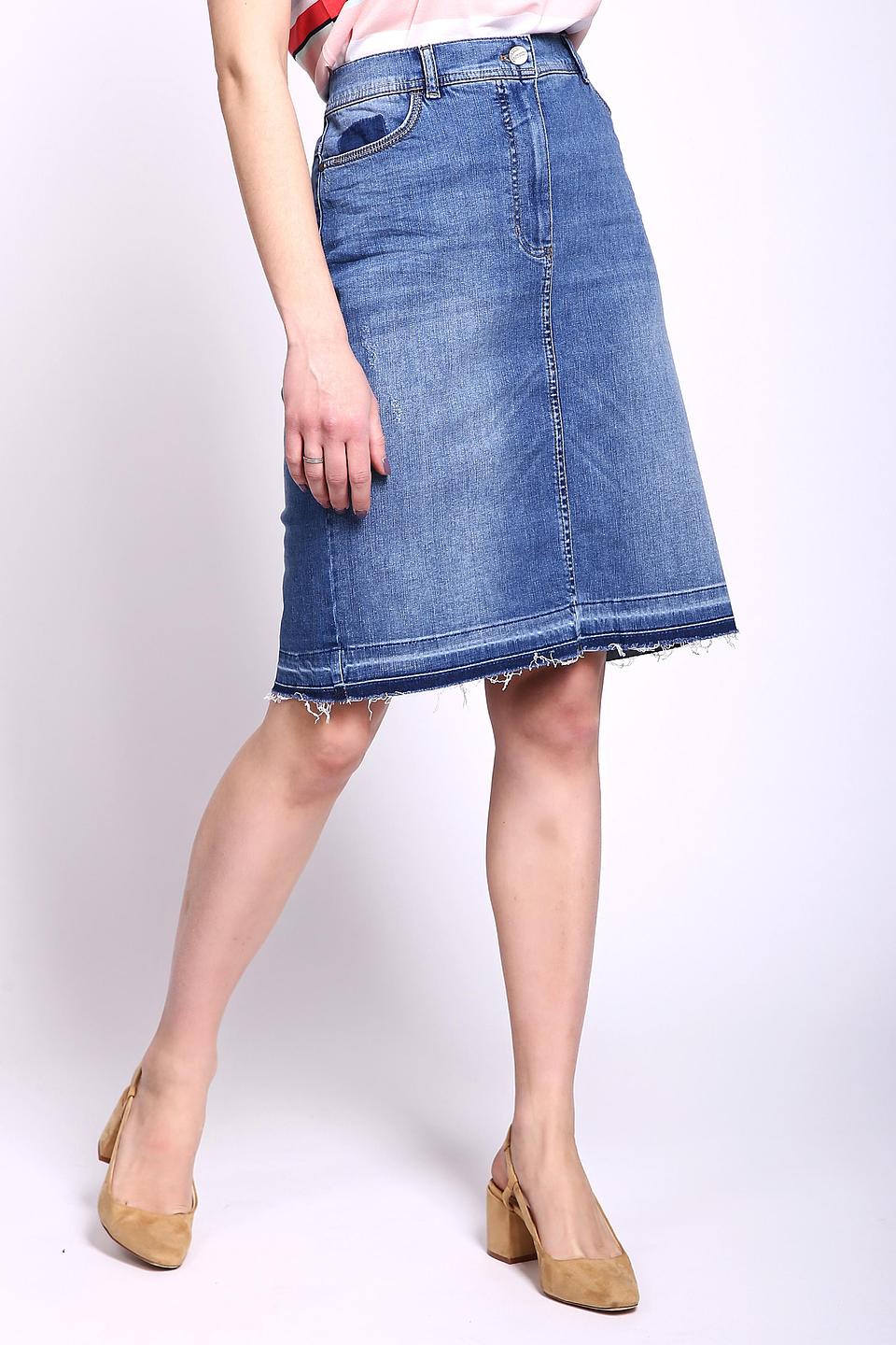 Юбка Gerry Weber деним синяя