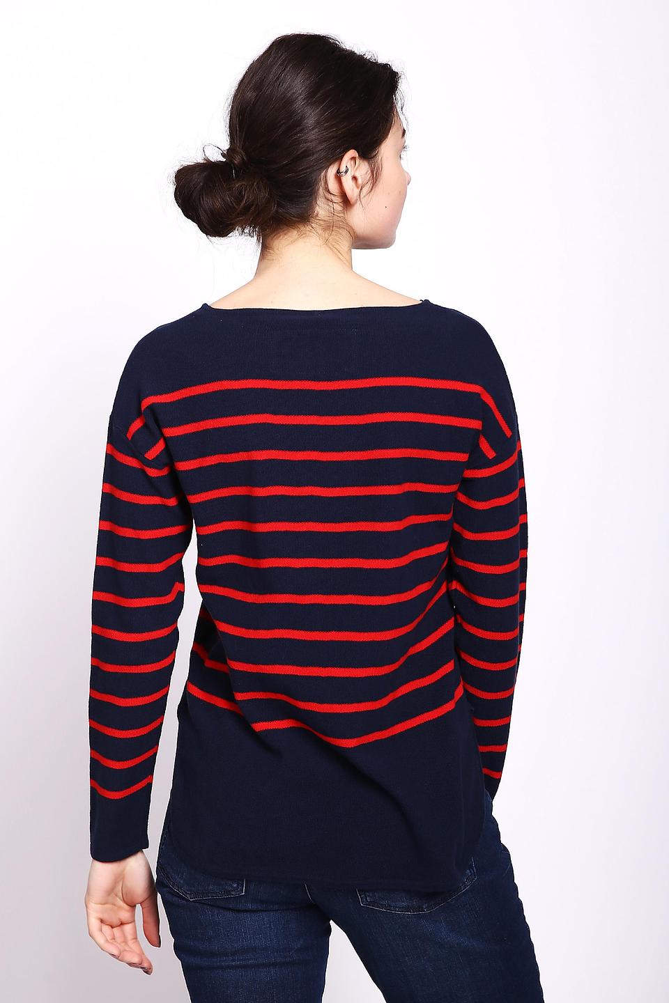 Пуловер Gerry Weber в полоску синий