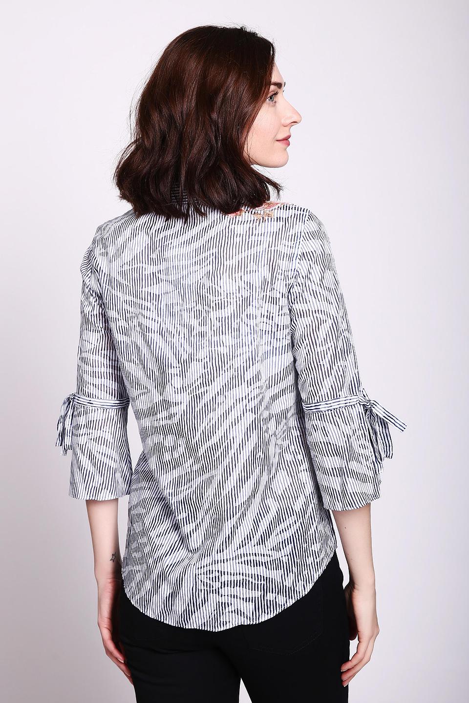 Блуза Gerry Weber в полоску с вышивкой