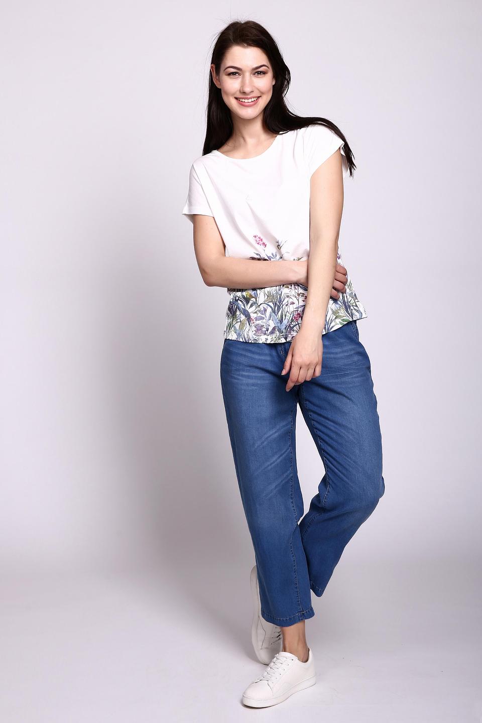 Капри Gerry Weber синие с завязками