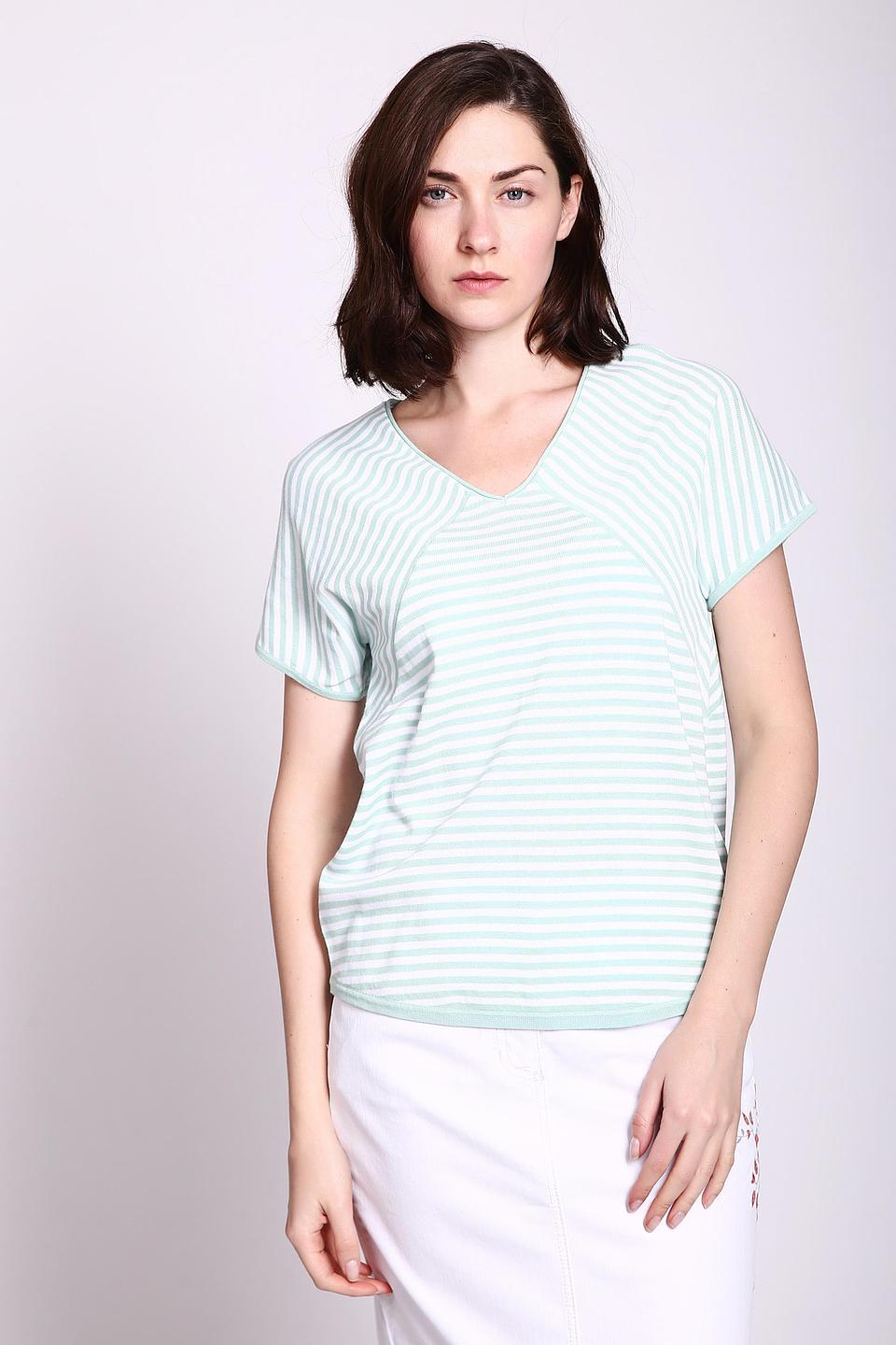 Пуловер Gerry Weber в полоску мятный