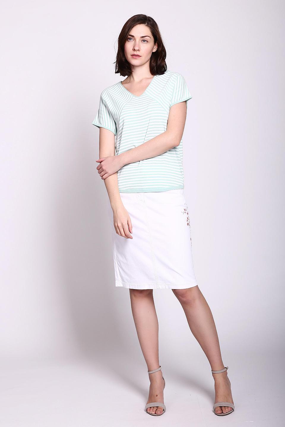 Пуловер Gerry Weber в полоску мятный