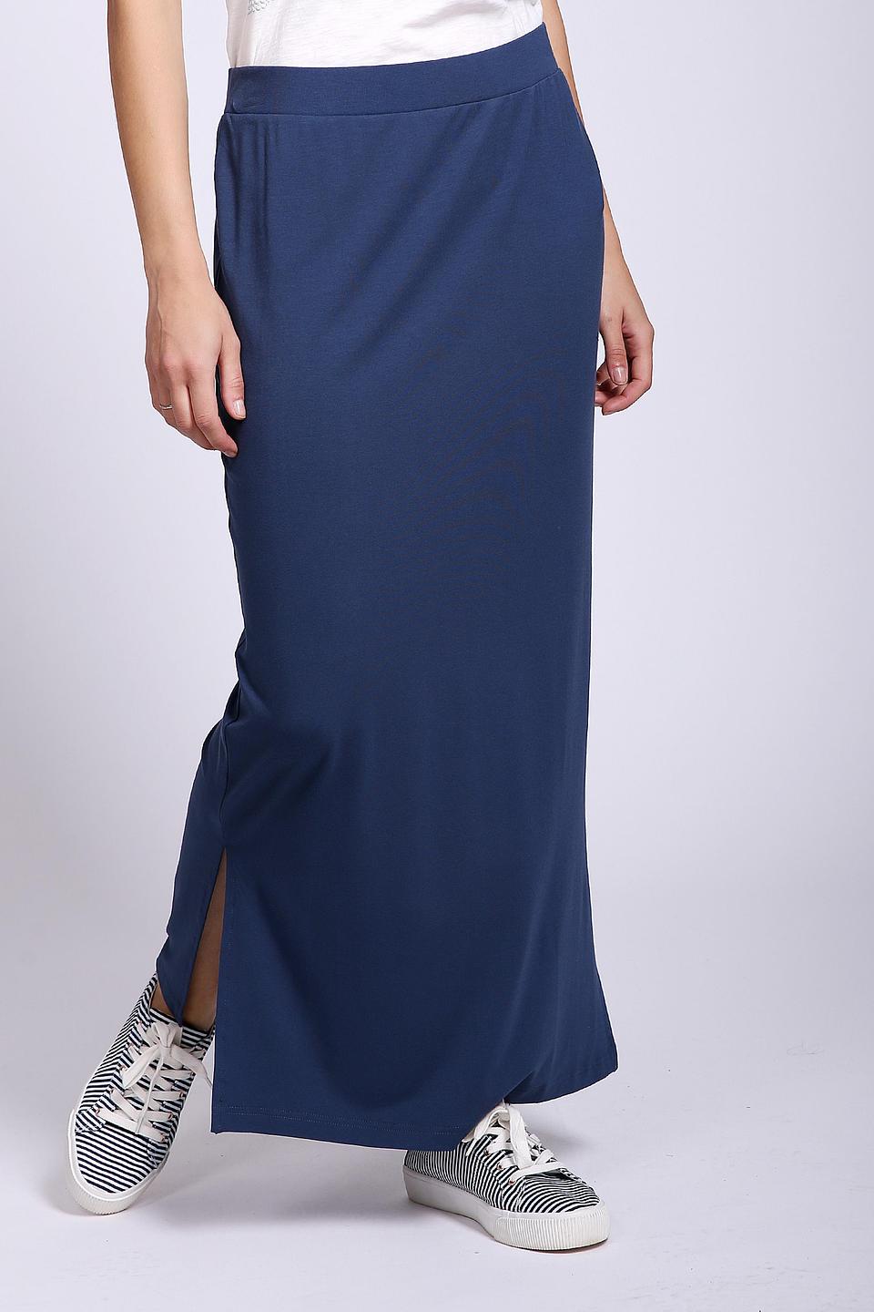 Юбка Gerry Weber EDITION синяя с разрезом