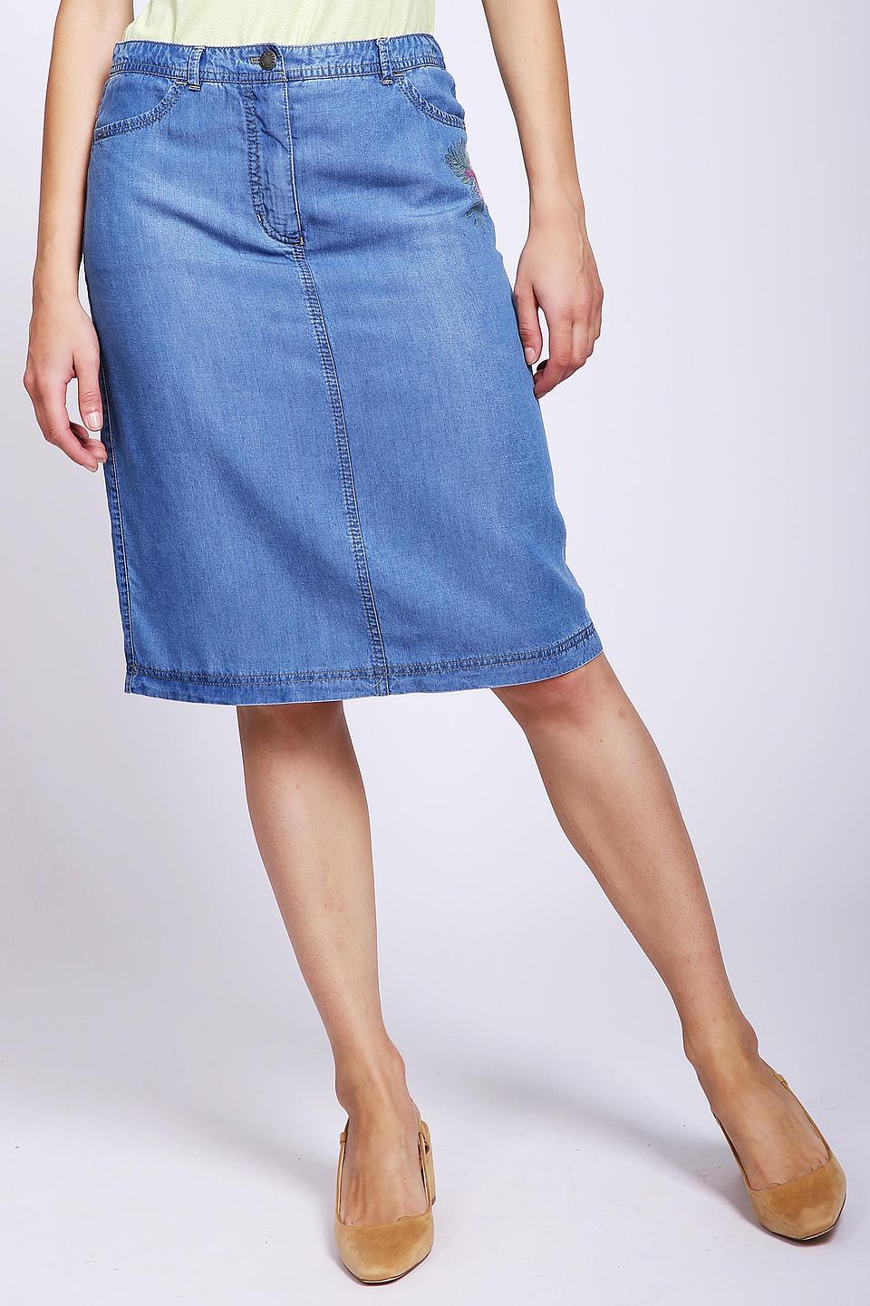 Юбка Gerry Weber деним синяя