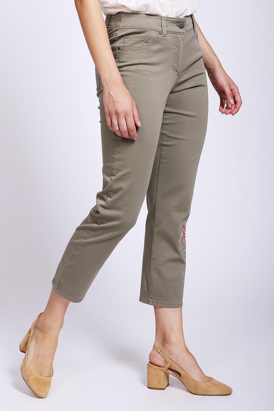 Брюки Gerry Weber с вышивкой хаки