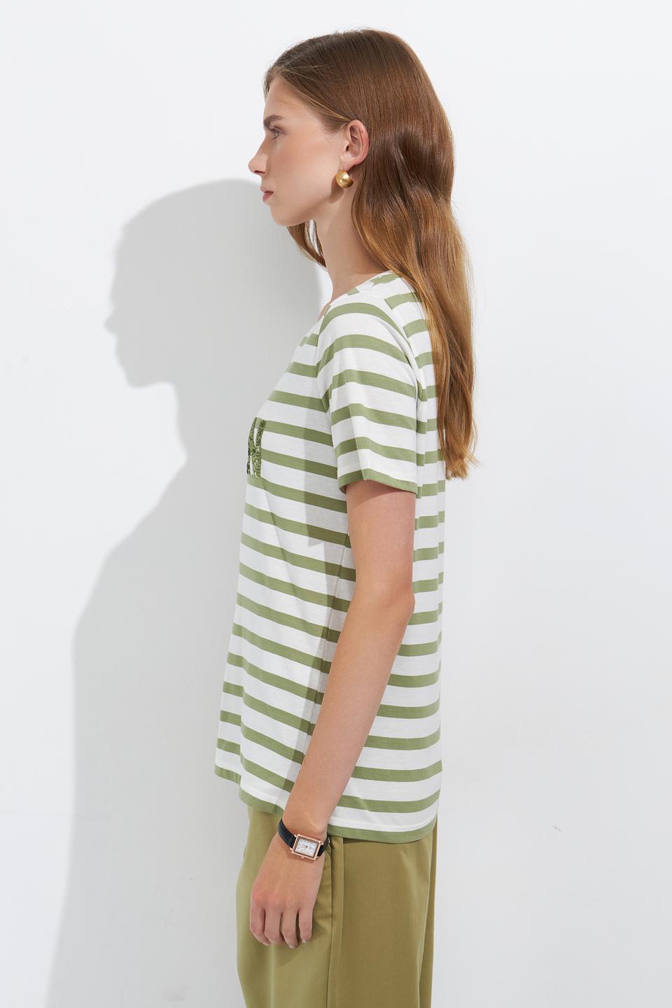 Футболка MORE and MORE в полоску