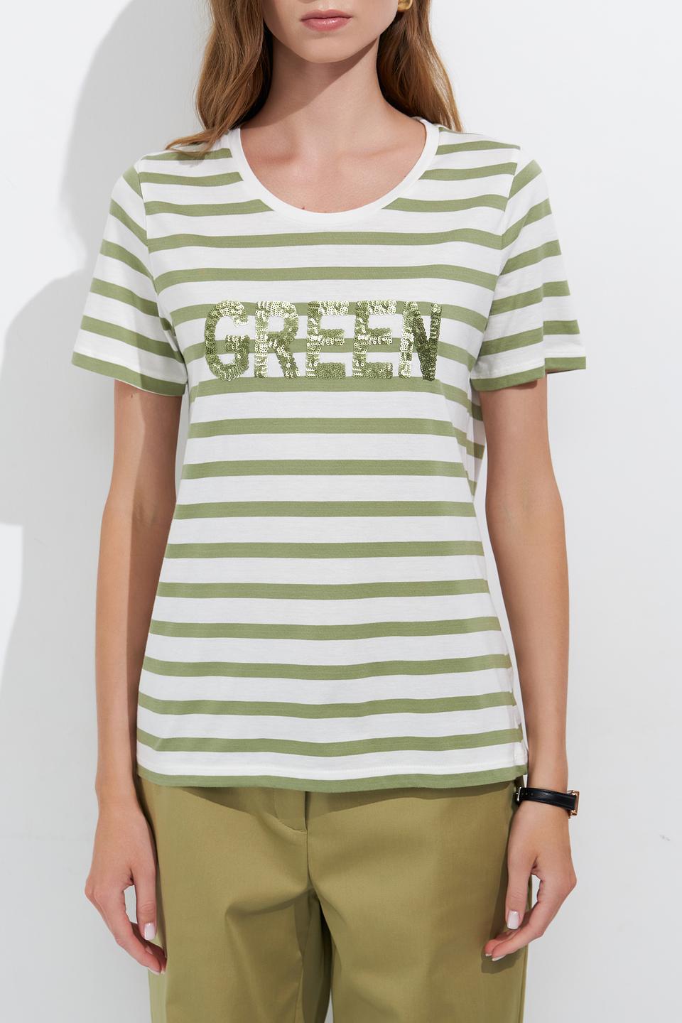 Футболка MORE and MORE в полоску