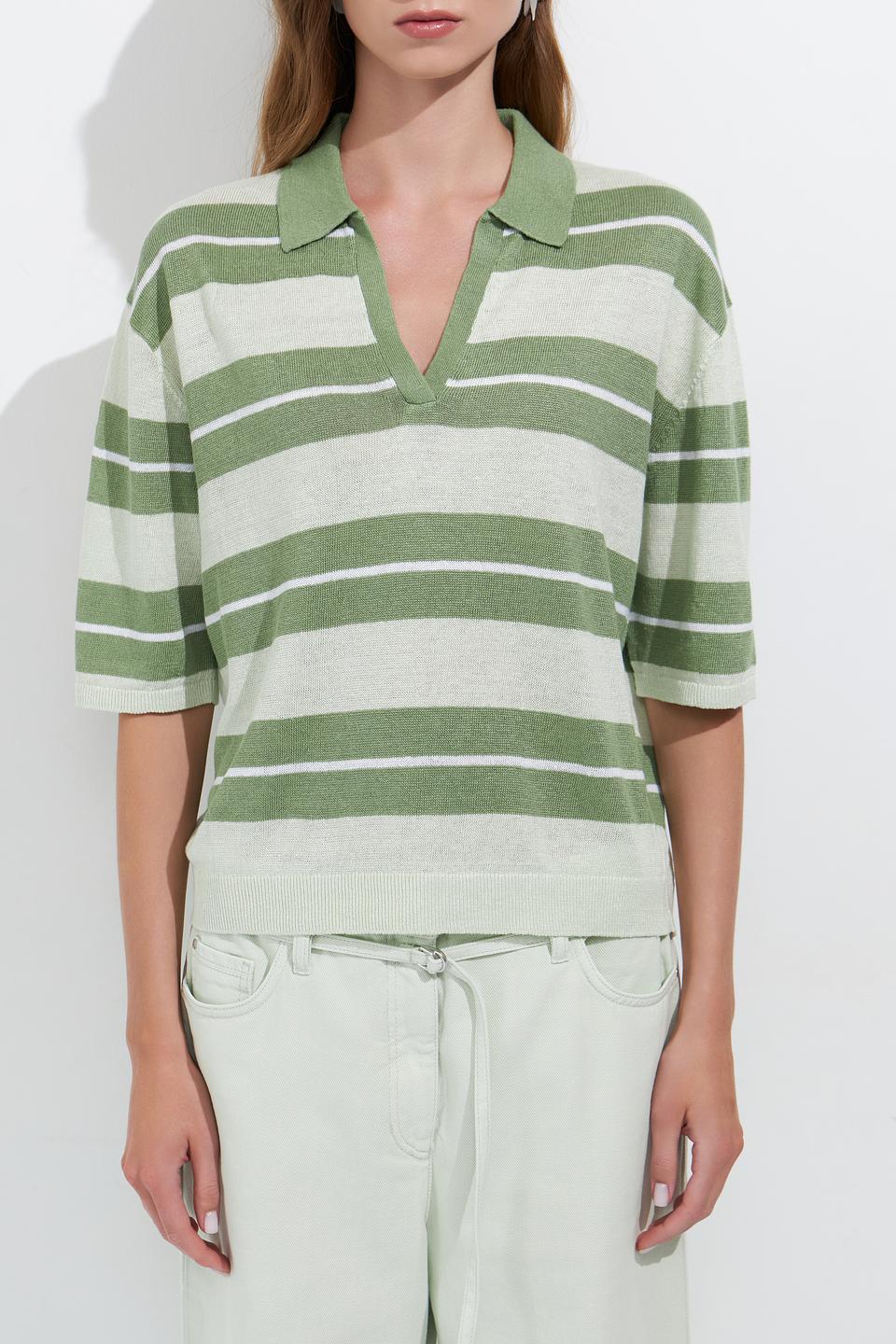 Пуловер Luisa Cerano в полоску