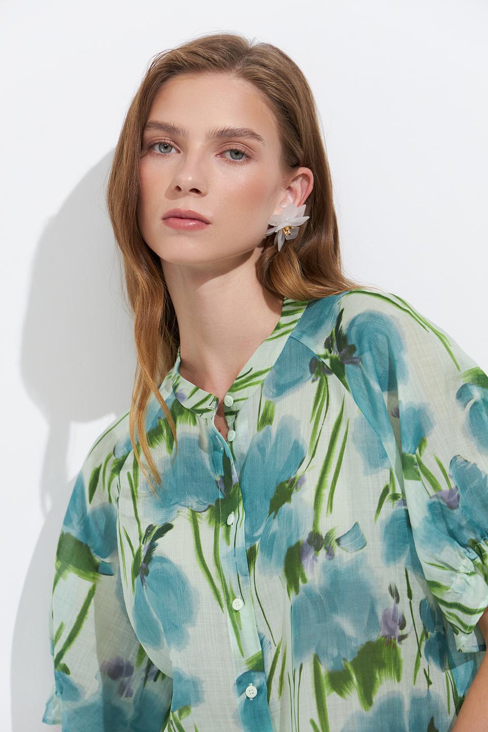 Блуза Luisa Cerano с цветочным принтом